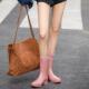 外穿水鞋 款 中筒水鞋 女士防水套鞋 水靴 雨鞋 雨靴韩国成人套鞋 女时尚