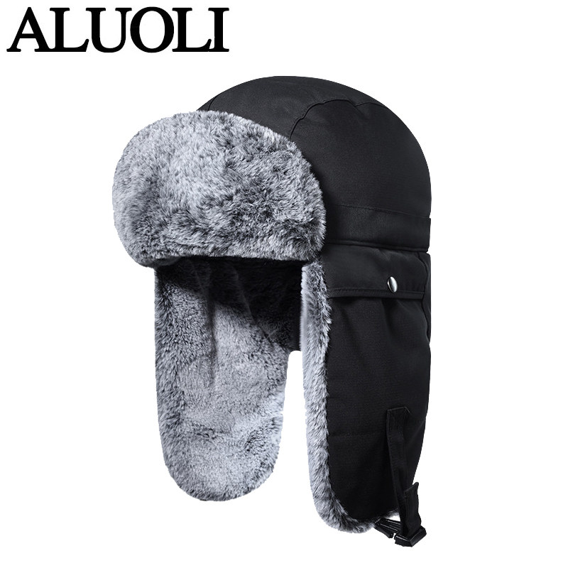 雷锋帽男冬季加绒加厚速干防风防水东北防寒保暖棉帽女骑车护耳帽