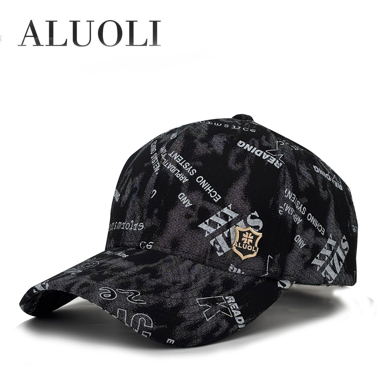 阿萝璃春季帽子男款鸭舌帽高端潮牌字母棒球帽时尚休闲防晒遮阳帽