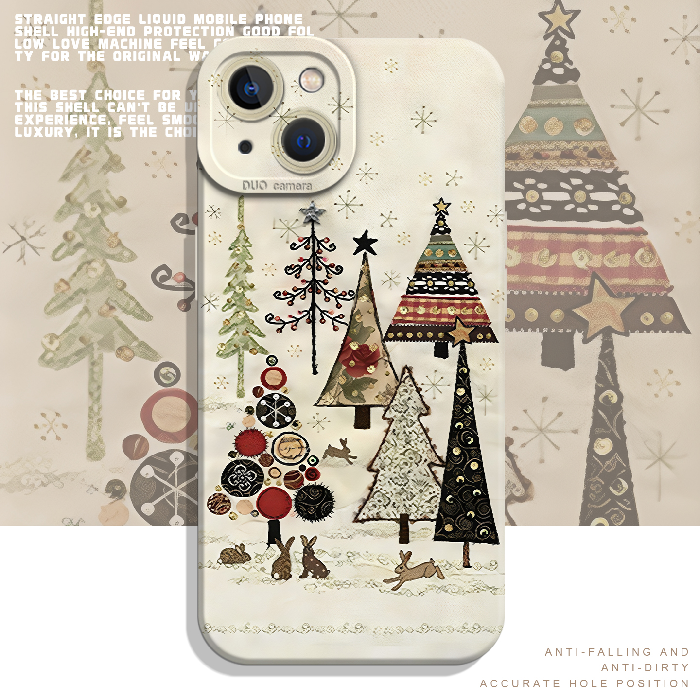 圣诞液态猫眼适用华为手机壳