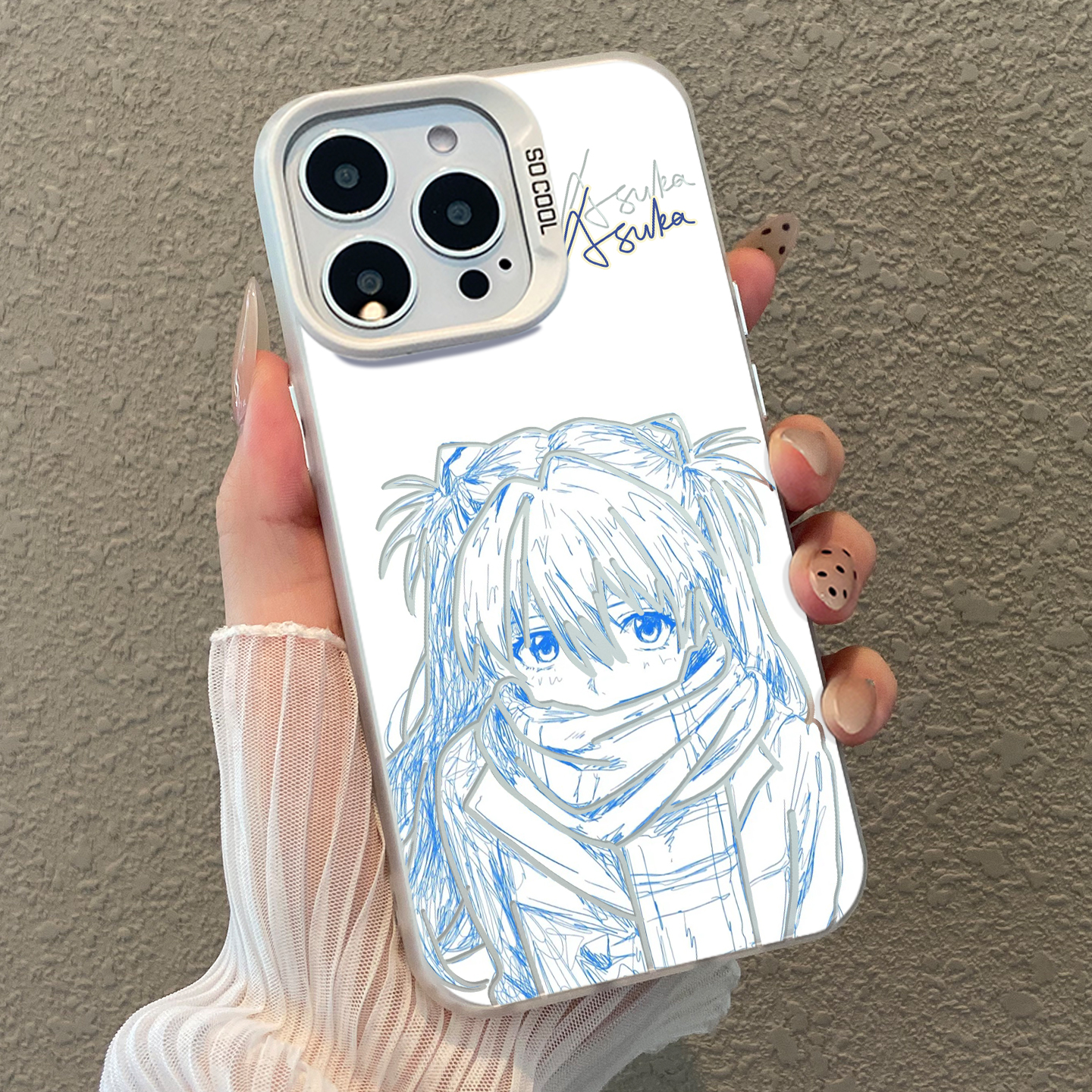 明日香彩银适用华为手机壳