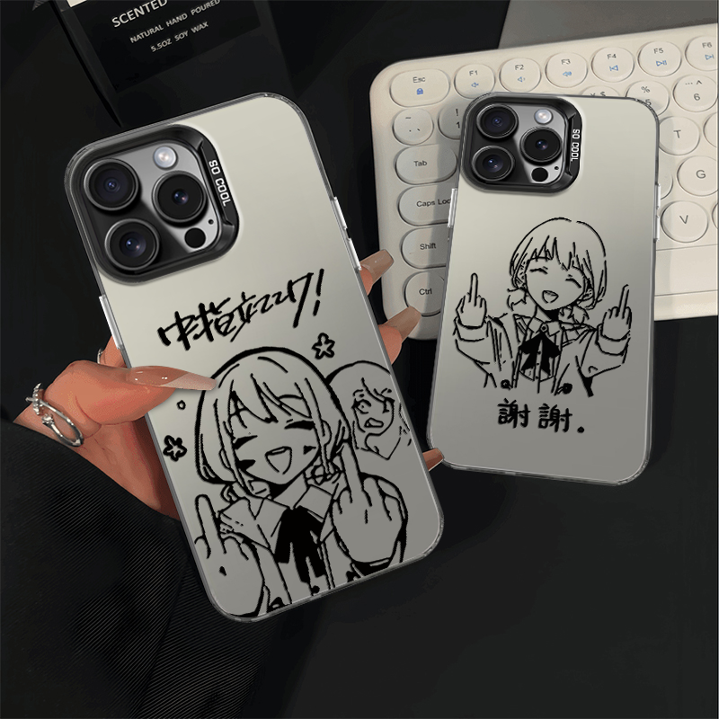 哭泣少女乐队彩银苹果手机壳