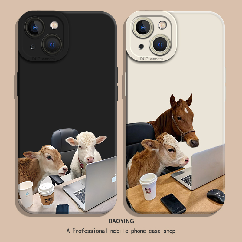 牛马日常适用苹果手机壳