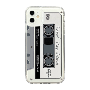 磁带适用苹果17Promax手机壳iphone13透16air明11复古12mini高级x音乐8plus录音带7p怀旧xr创意14/xs套15唱片