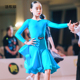 语歌菲儿童拉丁舞比赛服长袖 标准规定服女童标准赛服 黑池专业新款