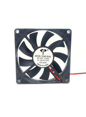 直流DC8015 5V 12V 24V 8CM厘米加湿器显卡散热器cpu静音散热风扇