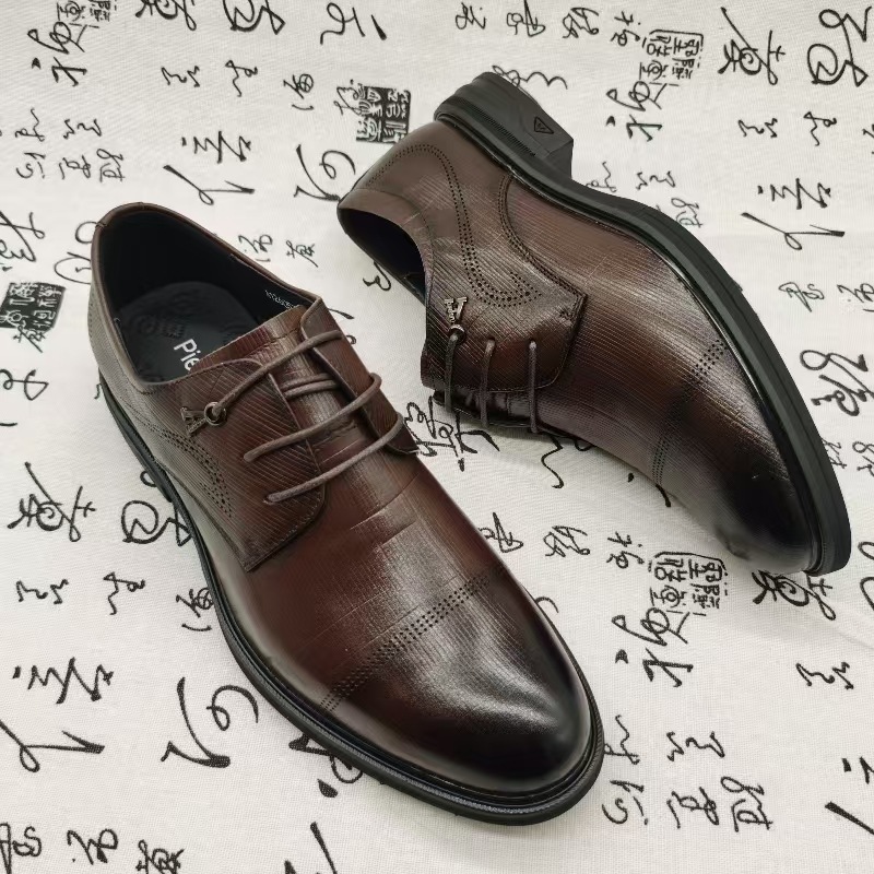 橡胶商务【皮尔查里】正装皮鞋