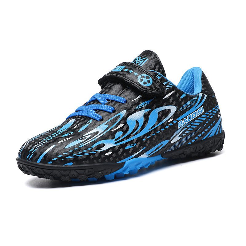 儿童足球鞋男新比赛长碎钉中小学生魔术贴专业训练球鞋运动鞋