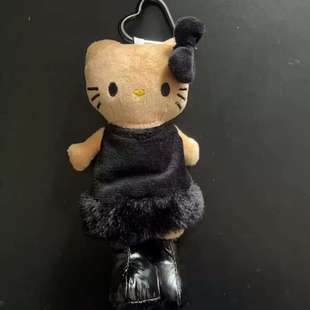 斗篷小千金kitty猫包包挂件中古毛绒玩偶挂饰可爱公仔钥匙扣礼物
