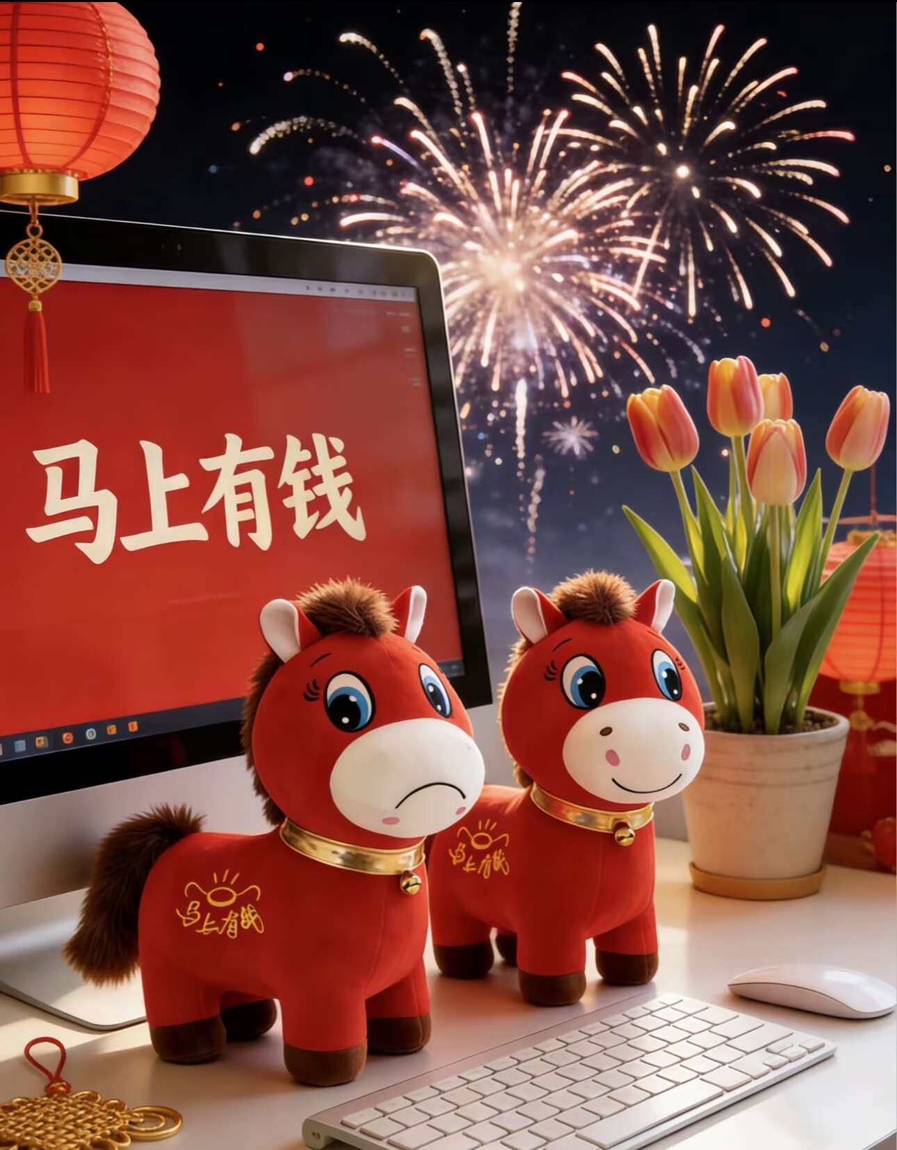 哭哭马 马年吉祥物玩偶马上有钱公仔毛绒玩具麒麟马哭哭马,服饰配件/皮带/帽子/围巾,包挂件,淘宝优惠券,粉丝福利购,淘宝优惠卷