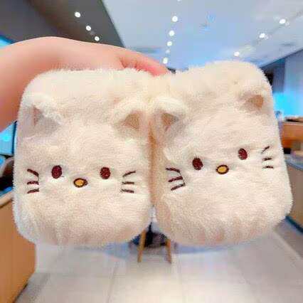 秋冬新款刺绣KT猫防污袖套女羽绒服护袖工作学习学生保暖套袖短款