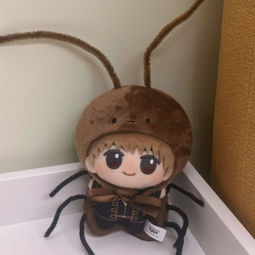 10cm努努体海星体13cm自嘲熊“蟑螂娃衣”创意棉花娃娃换装娃衣