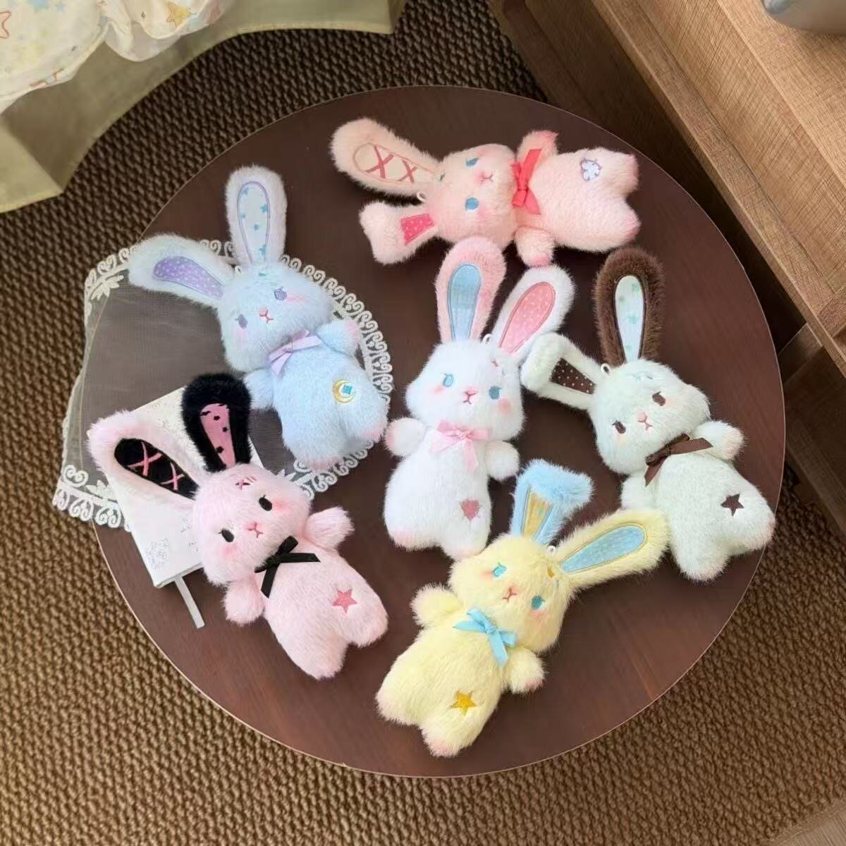 超萌星象兔子挂件毛绒玩具公仔女生布娃娃小兔玩偶闺蜜生日礼物女图片