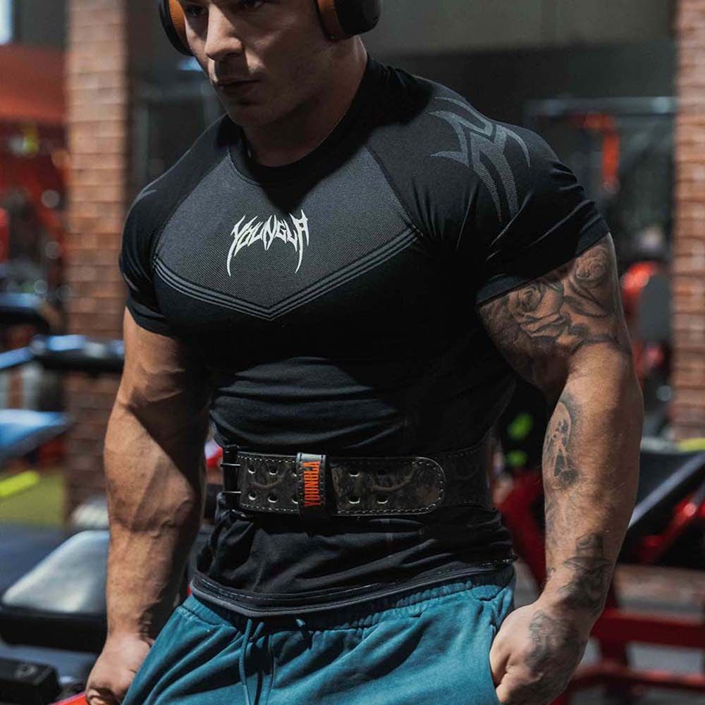 夏跑步速干短袖训练T恤男紧身衣