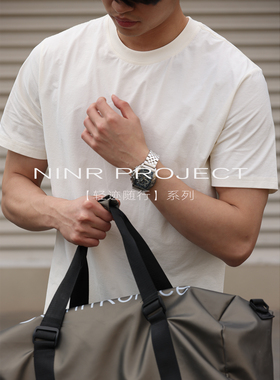 ninr奈刃【零压面料】160g速干运动圆领短袖T恤男简约休闲打底衫