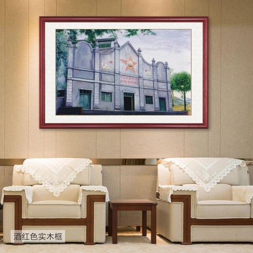 临时办公室走廊装饰画
