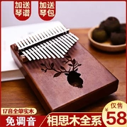 Đàn piano cầm tay Kalimba 17 giai điệu cầm tay kalimba ngón tay đàn piano Kalinba dành cho người mới bắt đầu nhập môn - Nhạc cụ phương Tây