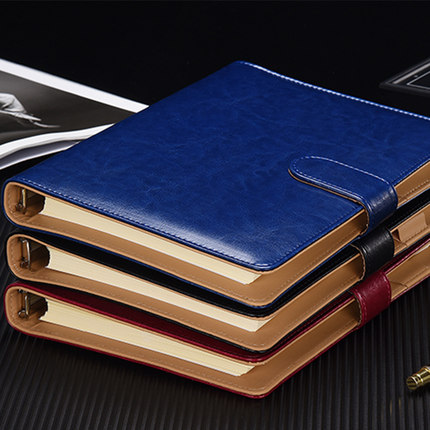 今品a5笔记本子记事本商务B5笔记本办公记录带扣笔记本子可定制LOGO