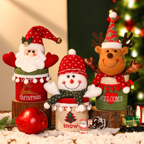 圣诞节平安夜阿尔斯针织苹果盒