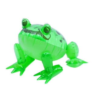 青蛙气球衣服卖崽发光充气玩具夜市网红摆摊孤寡跳跳蛙批发小商品