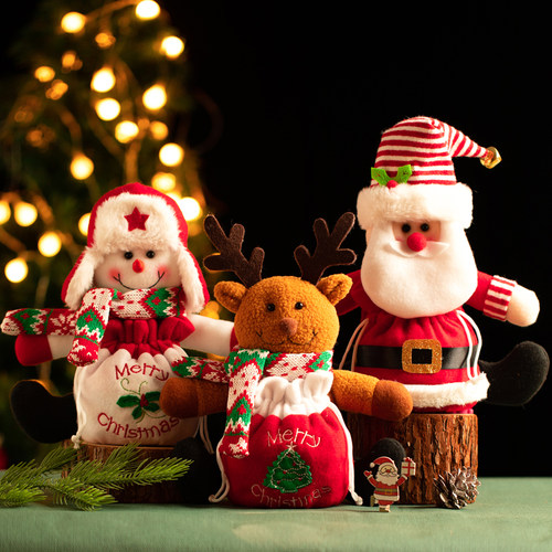 新款圣诞节苹果袋韩美尚