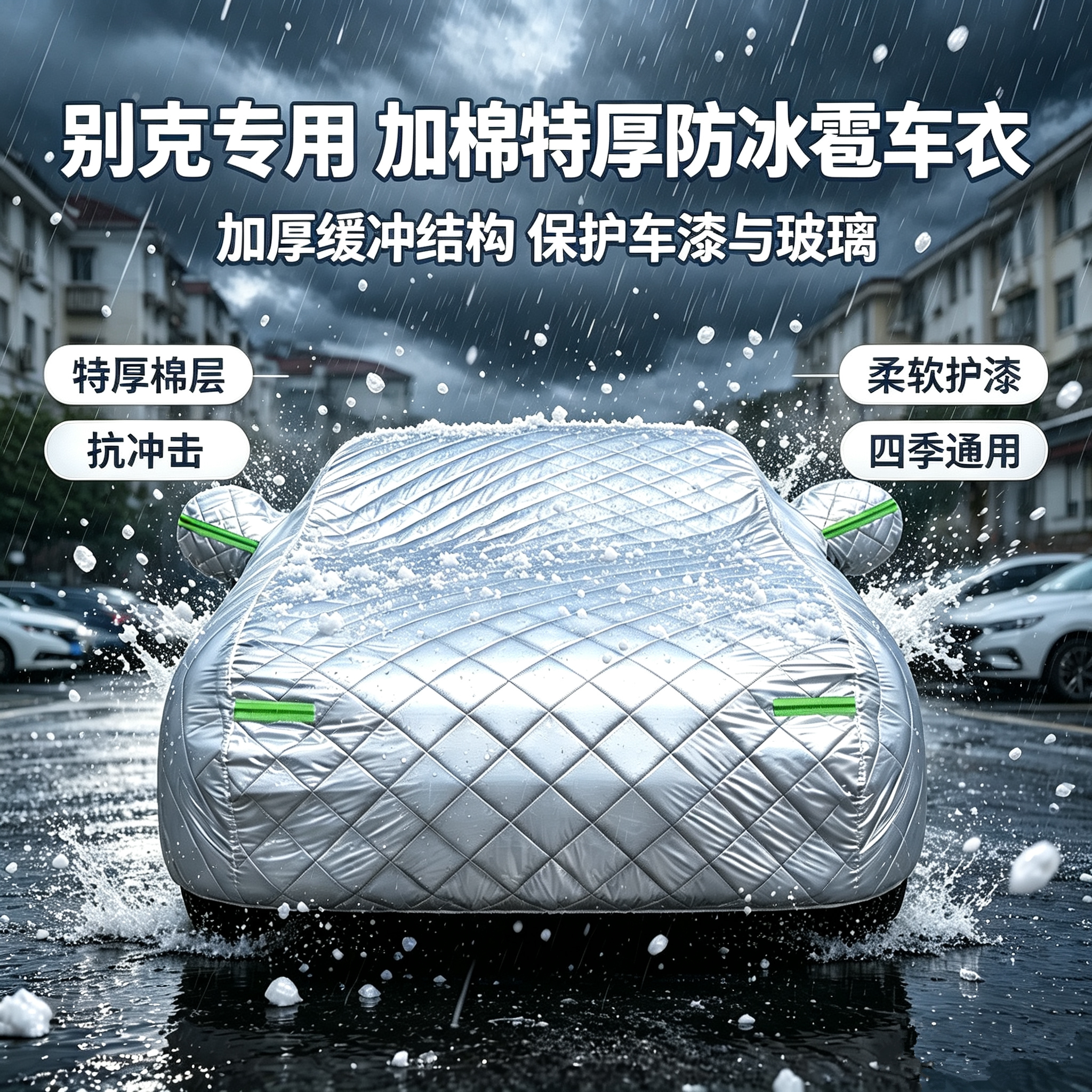 别克冬季加厚防冻防雪防冰雹车衣