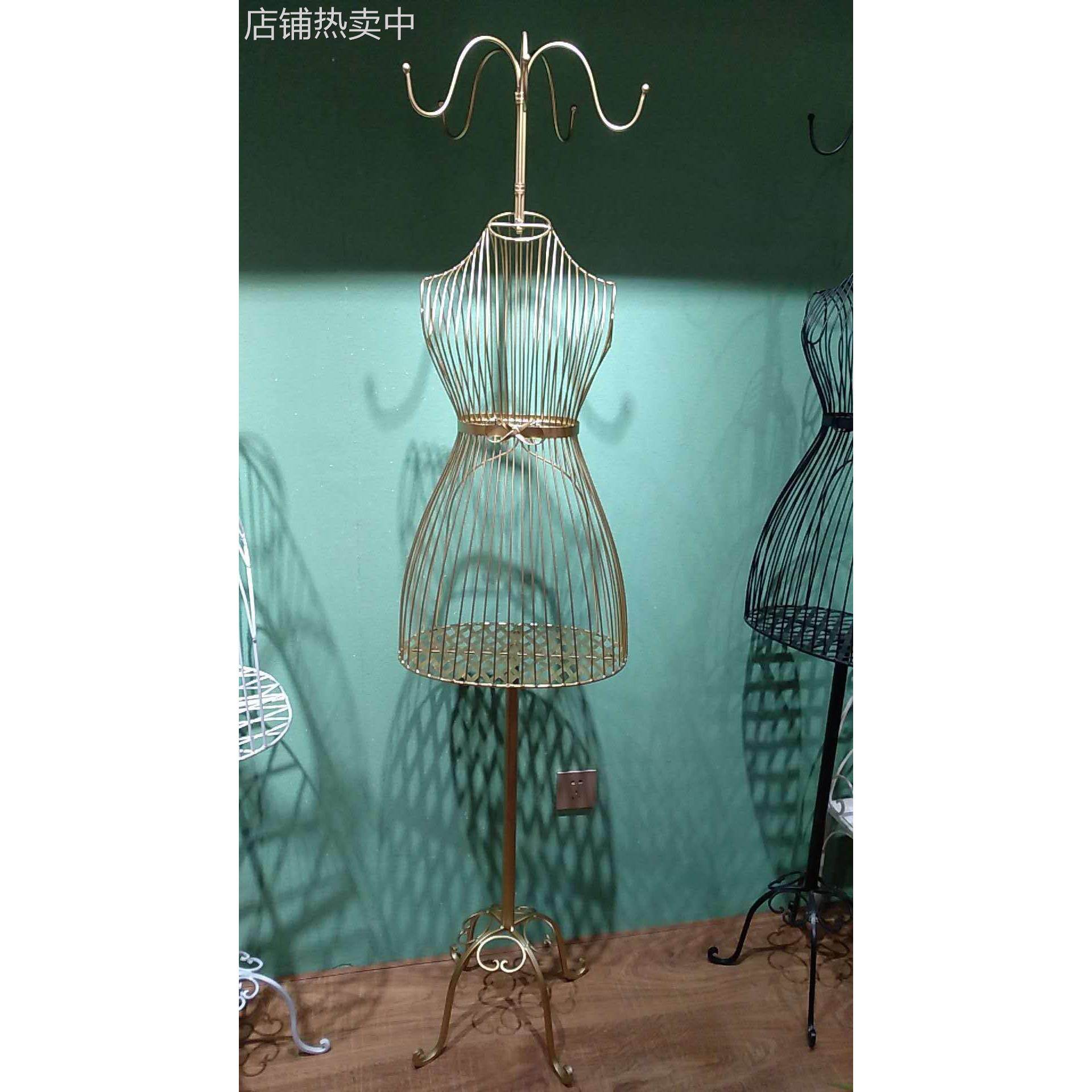 铁艺模特架展示架 服装模特人体模特 婚纱拍摄 花盆架 挂钩衣架