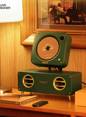 巫牌单曲人生2.1声道CD播放机实木质蓝牙音响音箱CD播放机 清仓