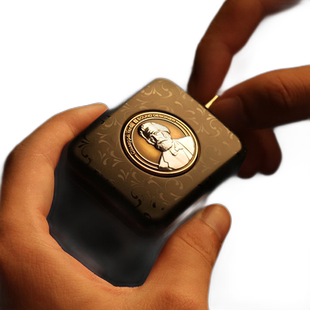 巫牌 音乐盒古典音乐家头像徽章欧式复古手摇八音盒 毕业生日礼物