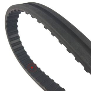 330H加厚同步带开槽磨槽带铜管机牵引带66齿铝管夹管带弯管机皮带