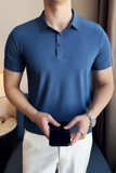 夏季男士PLO衫冰丝无痕高弹上衣男短袖1199-P45，男装Polo衫，星座1606