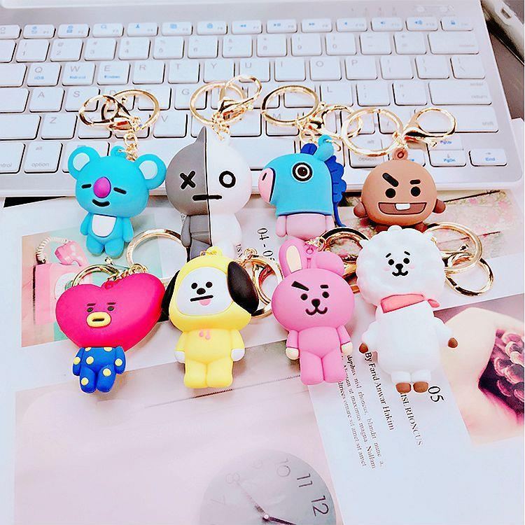 the republic of korea bt21 Bulletproof juvenile Drip glue Doll Cartoon car Key buckle lovers Bag Pendant alloy Debitin the Festive supplies/Gift , Other Festival Gifts  category - from Buy2taobao.com to provide professional Taobao agent buy service