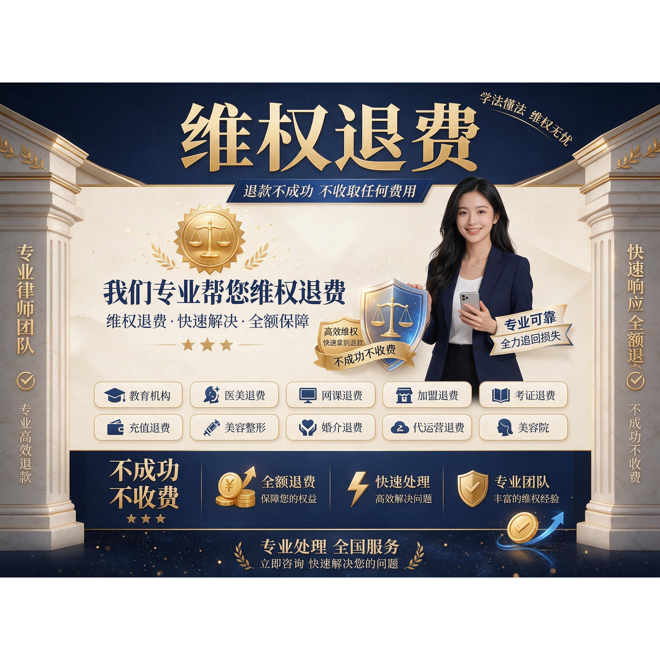 专业团队维权退费服务不成功不收费快速处理