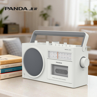 熊猫6519复古音响磁带机收录音机蓝牙音箱一体老式怀旧便携卡带机
