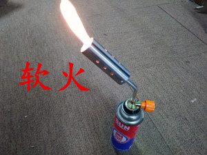 可倒置调明火手动点火大口径瓦斯喷火枪旋转烘焙烧猪毛火力猛