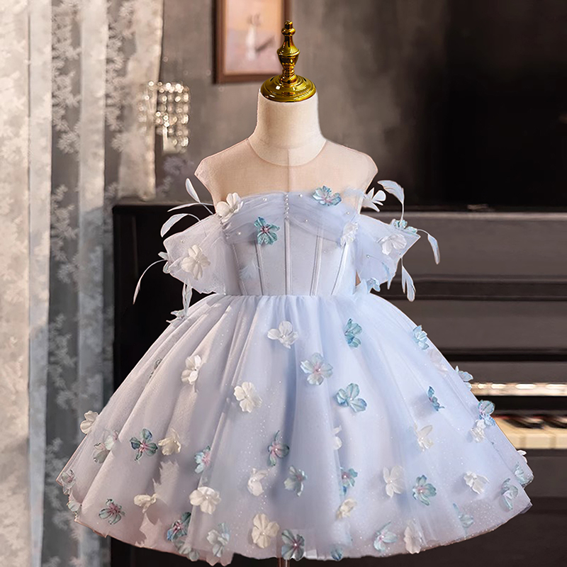 女童礼服高端轻奢小众花仙子