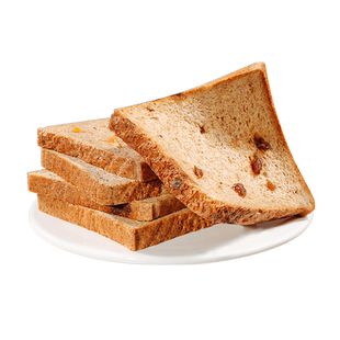 田园主义全麦面包吐司片0无糖精减低代轻早餐脂肥卡油主食品整箱