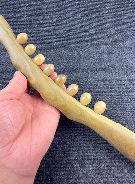 擀筋棒木质按摩穴位棒狼牙按摩棒舒缓经络按摩工具舒缓经络穴位棒