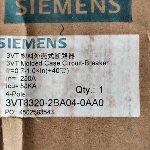 可维修西门子3VT8320-2BA04-0AA0断路器 议价
