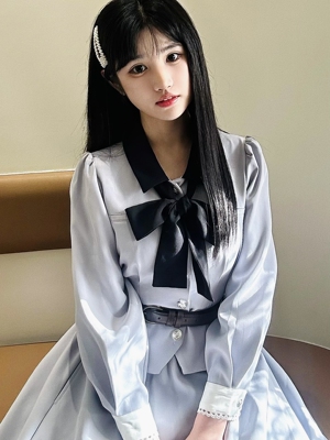 显瘦复古月桂树Lolita赫本风法式