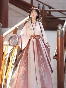 新款宋制汉服女成人日常交领齐腰襦裙改良古装超仙魏晋风秋夏季