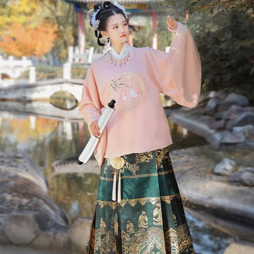 汉服女马面裙春秋款日常古装