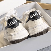 男2025年新款 小白鞋 休闲板鞋 时尚 情侣款 三原康裕贝壳头mmy溶解鞋