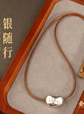 新款925纯银随行项链女高极轻奢锁骨链男精致极简小众设计毛衣链