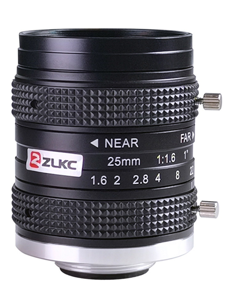 산업용 렌즈 25MM 수동 조리개 고정 초점 렌즈 1인치 500만 화소 렌즈 C-마운트 산업용 렌즈