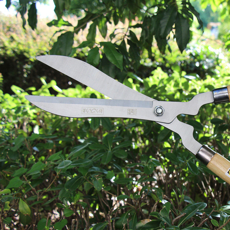 黄金马进口大草剪刀树枝剪花枝草坪除草园艺剪木柄绿篱修枝剪