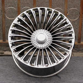 轮毂适合奔驰E级S级宝马7系传祺M8威霆GL8 20寸电镀改装