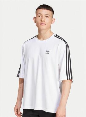 Adidas阿迪达斯三叶草ADICOLOR男女圆领宽松运动短袖T恤IZ2474