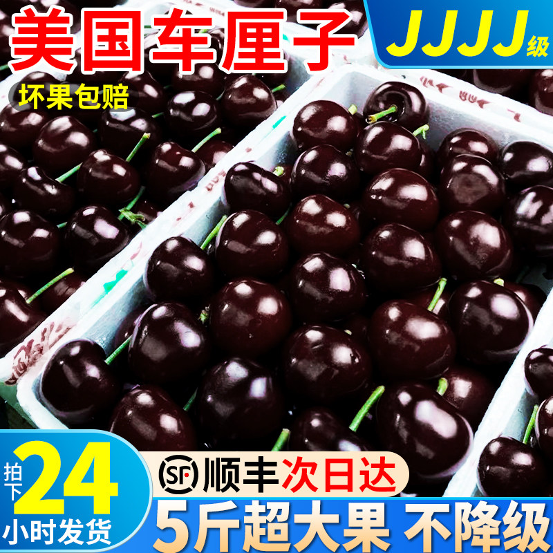 顺丰美国车厘子大樱桃进口5斤新鲜水果当季包邮整箱孕妇4j包邮