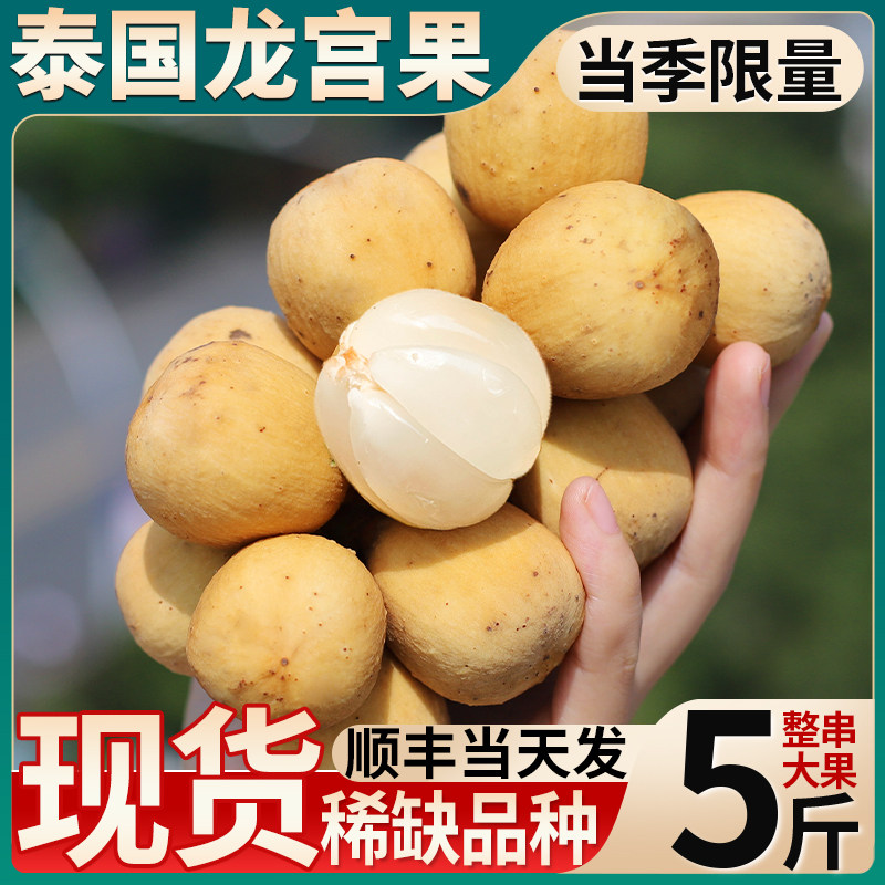 5斤大果泰国龙宫果新鲜水果当季进口热带罕见龙贡果整箱顺丰包邮